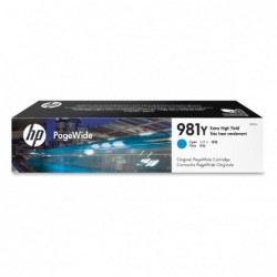 HP oryginalny ink / tusz L0R13A, HP 981Y, cyan, 16000s, 185ml, extra duża pojemność, HP PageWide MFP E58650, 556, Flow 586 - 1