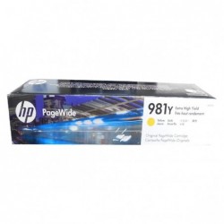 HP oryginalny ink / tusz L0R15A, HP 981Y, yellow, 16000s, 185ml, extra duża pojemność, HP PageWide MFP E58650, 556, Flow 586 - 1