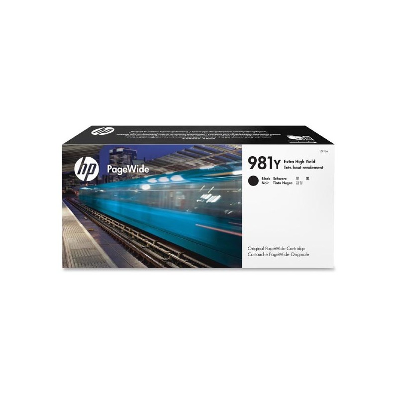 HP oryginalny ink / tusz L0R16A, HP 981Y, black, 20000s, 343.5ml, extra duża pojemność, HP PageWide MFP E58650, 556, Flow 586 - 