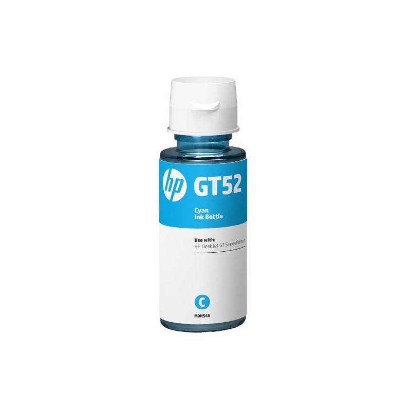 HP oryginalny ink bottle M0H54AE, HP GT52, cyan, 8000s, 70ml, HP DeskJet GT serie, Cronos - 1