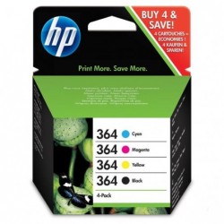 HP oryginalny ink / tusz N9J73AE, HP 364 Combo pack, CMYK, HP 4-pack + paper Combo-pack,B8550,C5380,D5460 - 1