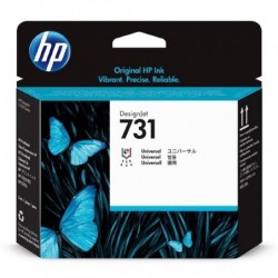 HP oryginalny głowica drukująca P2V27A, HP 731, black, 1szt, HP pro DesignJet T1700, T1700 PostScript, T1700dr, T1 - 1