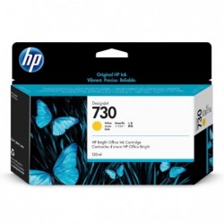 HP oryginalny ink / tusz P2V64A, HP 730, yellow, 130ml, HP HP DESIGNJET T1600 SERIES,1700 SERIES,2600 SERIES - 1