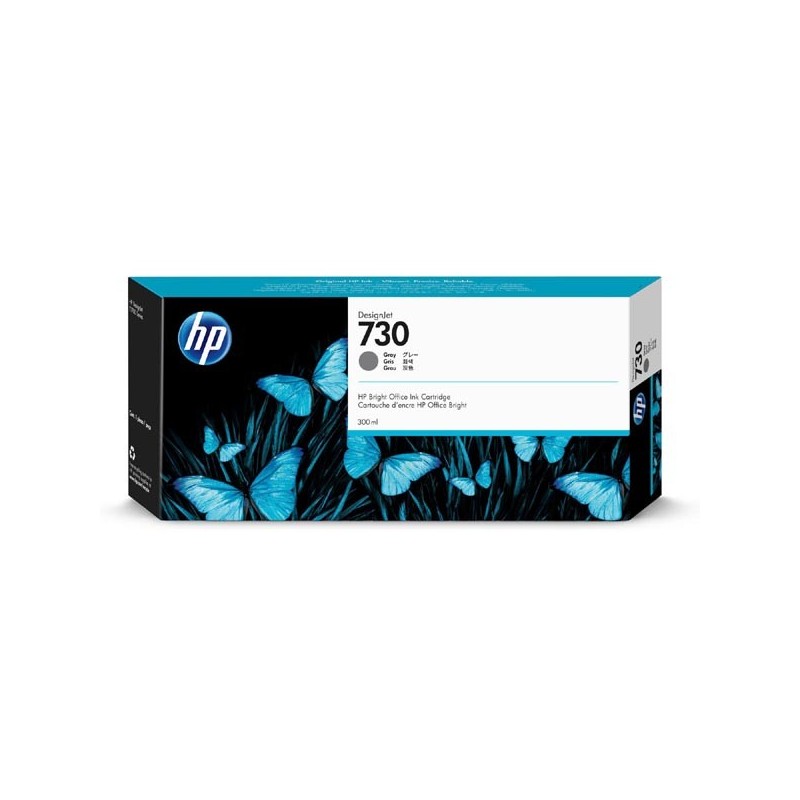 HP oryginalny ink / tusz P2V72A, HP 730, gray, 300ml, HP HP DesignJet T1700 44 printer series, T1700dr 44 - 1