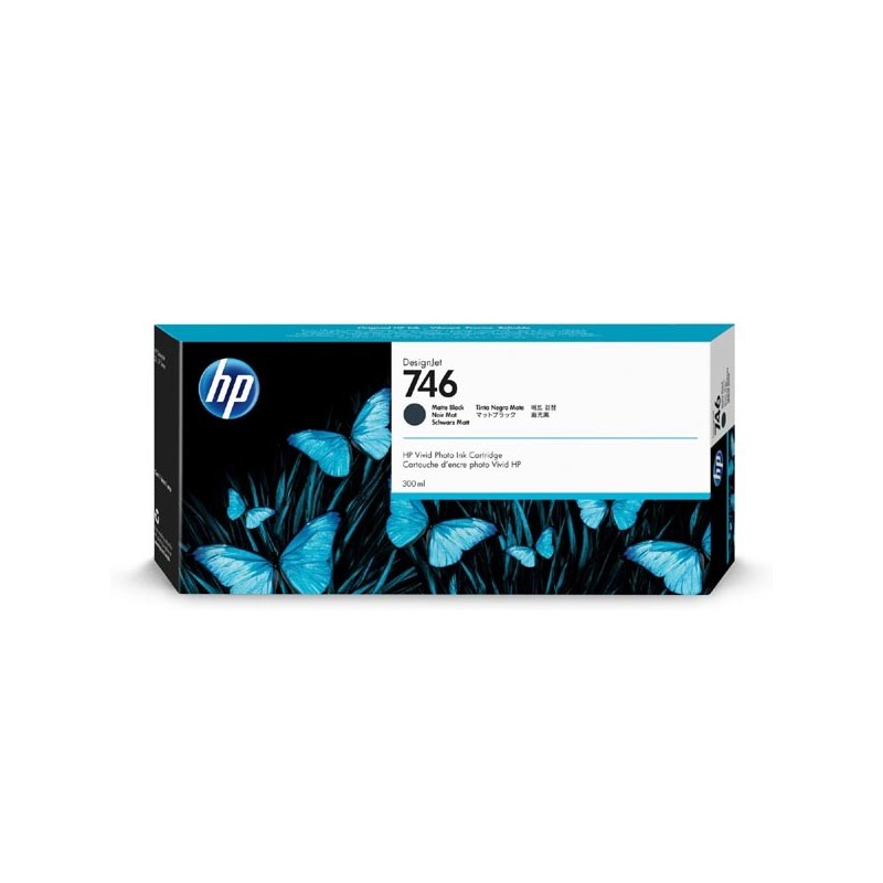 HP oryginalny ink / tusz P2V83A, HP 746, matte black, 300ml, HP HP DesignJet Z6, Z9+ - 1