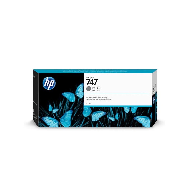 HP oryginalny ink / tusz P2V86A, HP 747, gray, 300ml, HP HP DesignJet Z9 - 1