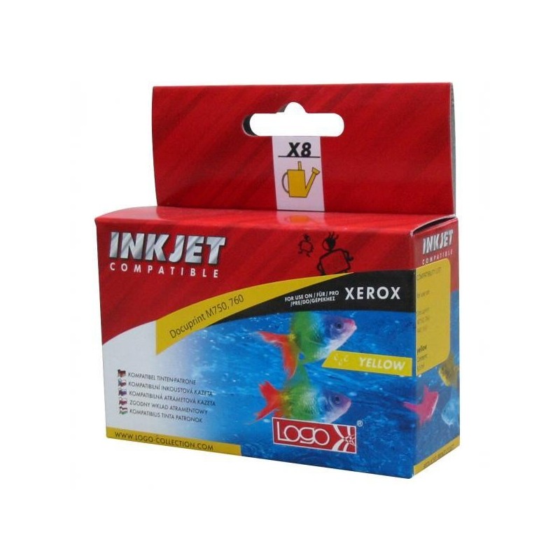 Logo kompatybilny ink / tusz z 008R7974, yellow, 9,5ml, dla Xerox Docuprint M750, 760 - 1