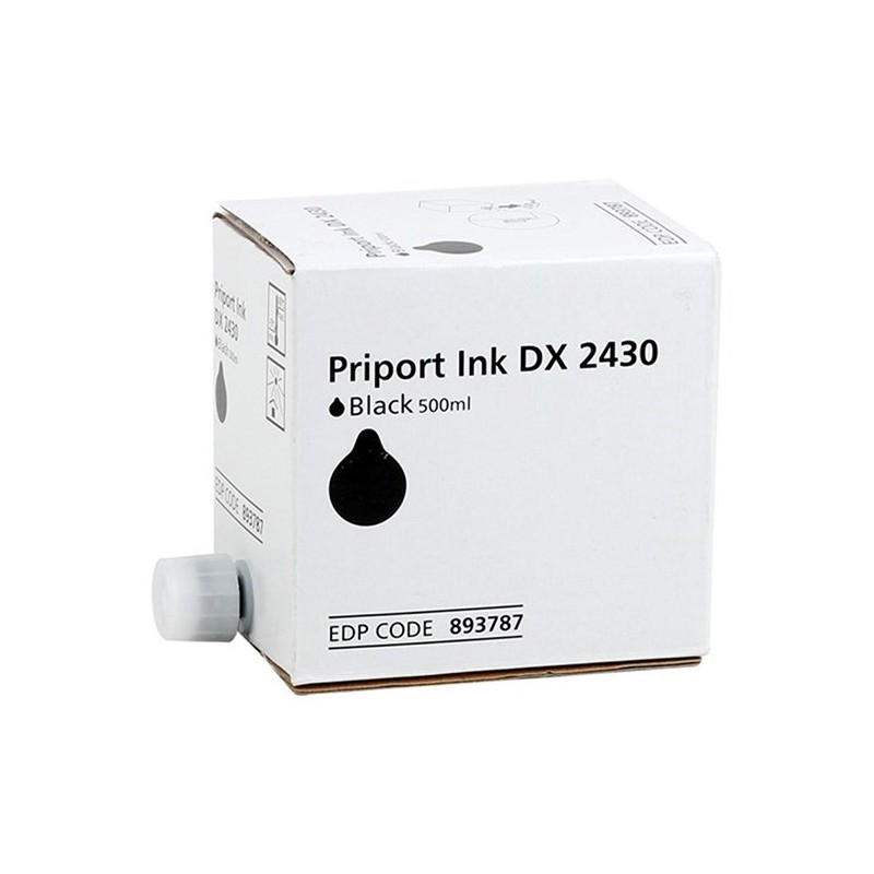 Ricoh oryginalny ink / tusz 893787, black, 817222, 5szt, Ricoh DX2330, DX2430 - 1