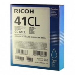 Ricoh oryginalny wkład żelowy 405766, cyan, 600s, GC41C, Ricoh AFICIO SG 2100N - 2