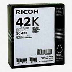 Ricoh oryginalny wkład żelowy 405836, black, 10000s, GC 42K, Ricoh SG K3100DN, Aficio SG K3100DN - 1