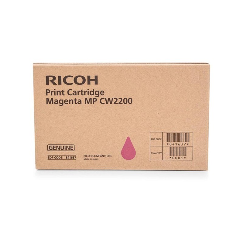 Ricoh oryginalny ink / tusz 841637, magenta, Ricoh MPC W2200S, MP CW2201 - 1