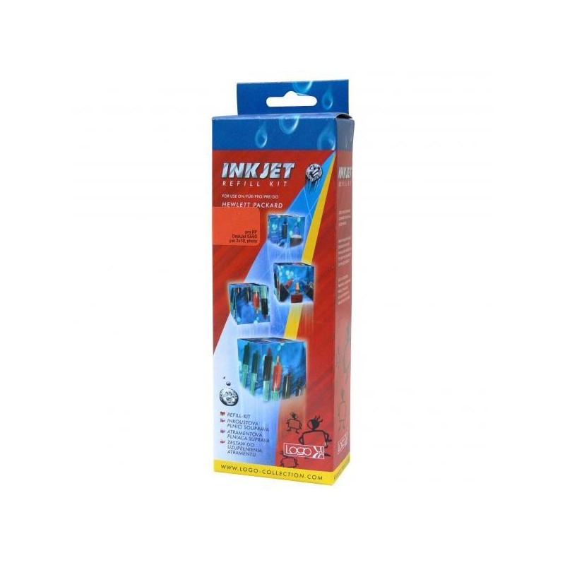Logo refil dla C6658AE, photo, 3x10ml, dla HP DeskJet 5550, 5652, psc 2110 - 1