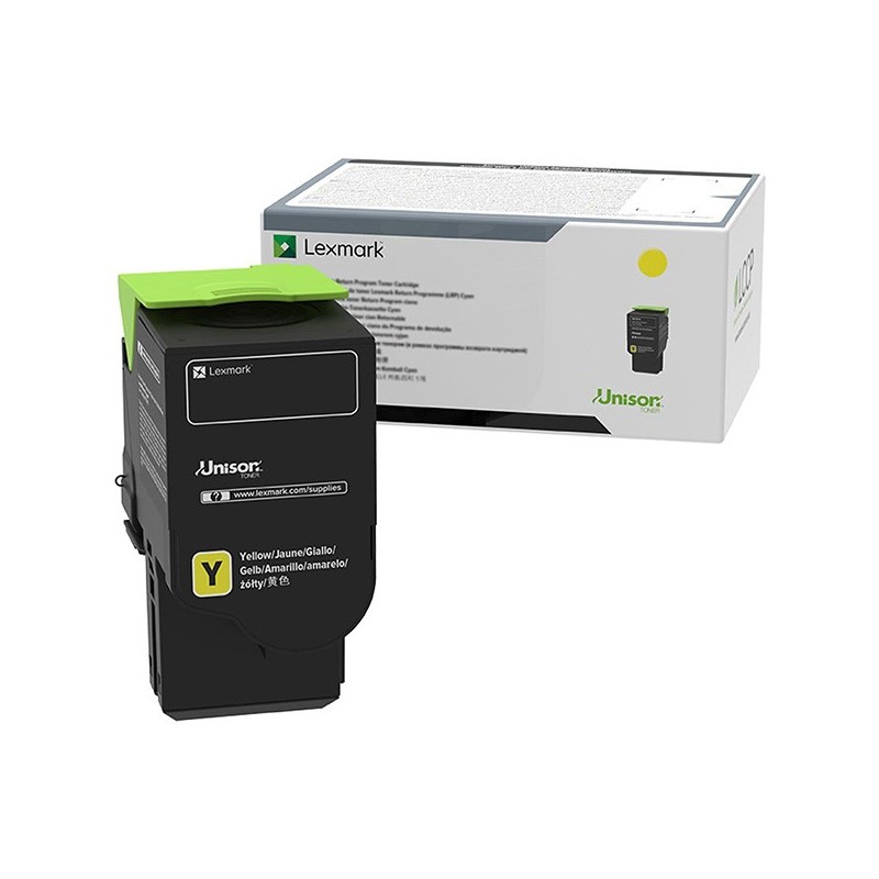 Lexmark oryginalny toner C240X40, yellow, 3500s, extra duża pojemność, Lexmark C2425dw,MC2425adw, O - 1