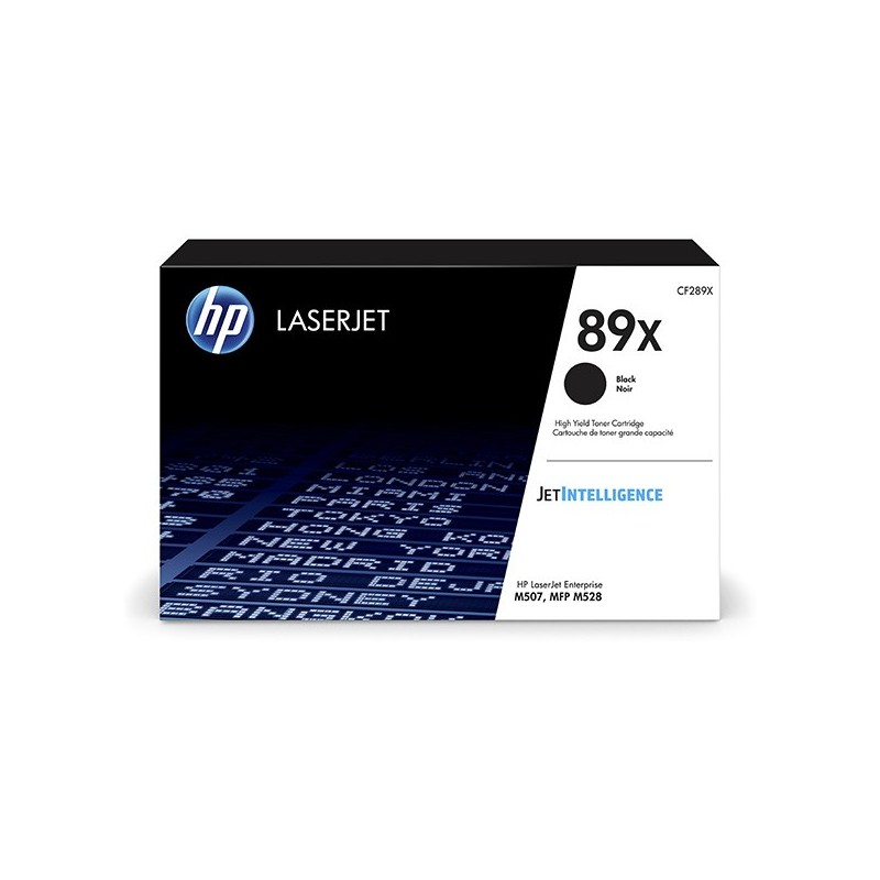 HP oryginalny toner CF289X, black, 10000s, HP 89X, high capacity, HP LJ Enterprise M528, M507, Managed E50145dn, O - 1