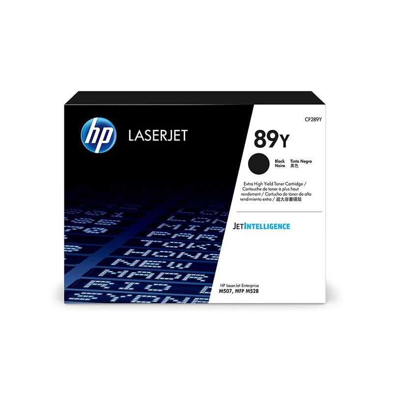 HP oryginalny toner CF289Y, black, 20000s, HP 89Y, extra duża pojemność, HP LJ Enterprise M528, M507, Managed E50145dn, O - 1