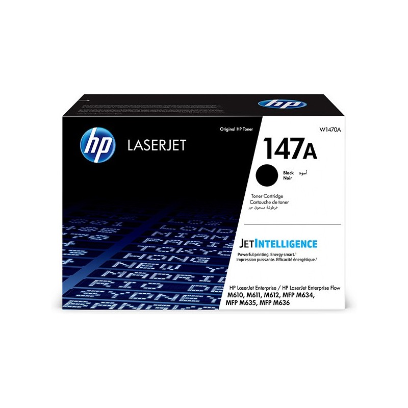HP oryginalny toner W1470A, black, HP 147A, HP - 1