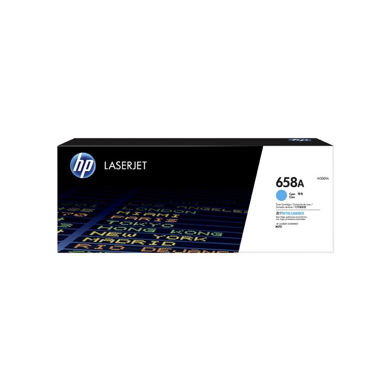 HP oryginalny toner W2001A, cyan, 6000s, HP 658A, HP Color LaserJet Enterprise M751 Series, O - 1