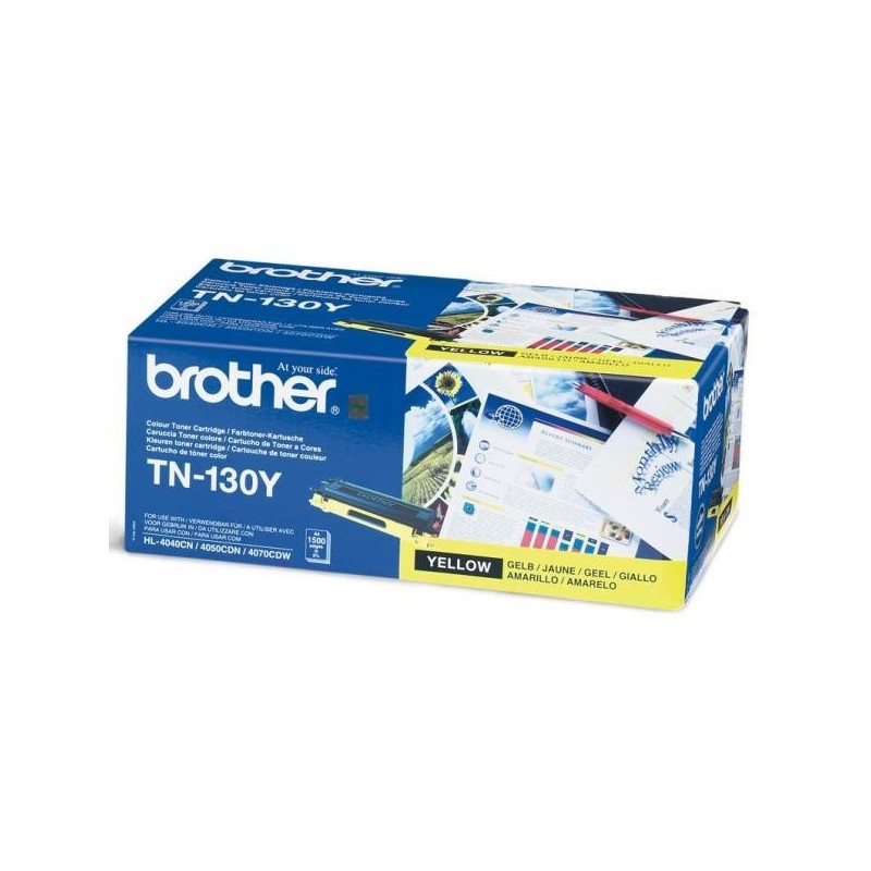 Brother oryginalny toner TN130Y, yellow, 1500s, Brother HL-4040CN, 4050CDN, DCP-9040CN, 9045CDN, MFC-9440C, O - 1