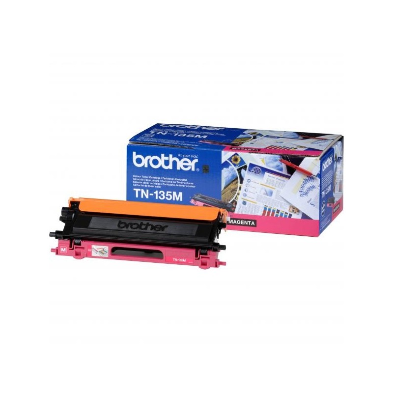Brother oryginalny toner TN135M, magenta, 4000s, Brother HL-4040CN, 4050CDN, DCP-9040CN, 9045CDN, MFC-9440C, O - 1