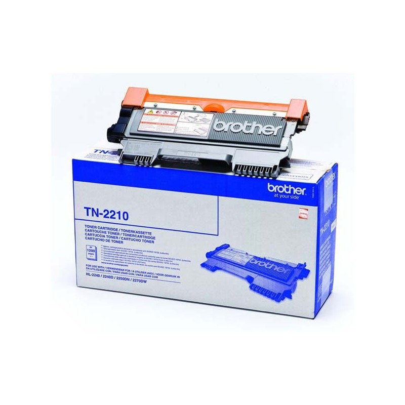 Brother oryginalny toner TN2210, black, 1200s, Brother HL-2240D, 2250DN, O - 1