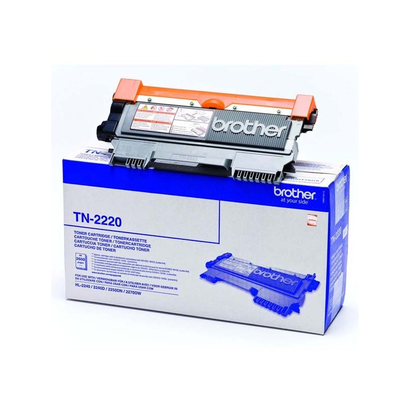 Brother oryginalny toner TN2220, black, 2600s, Brother HL-2240D, 2250DN, O - 1