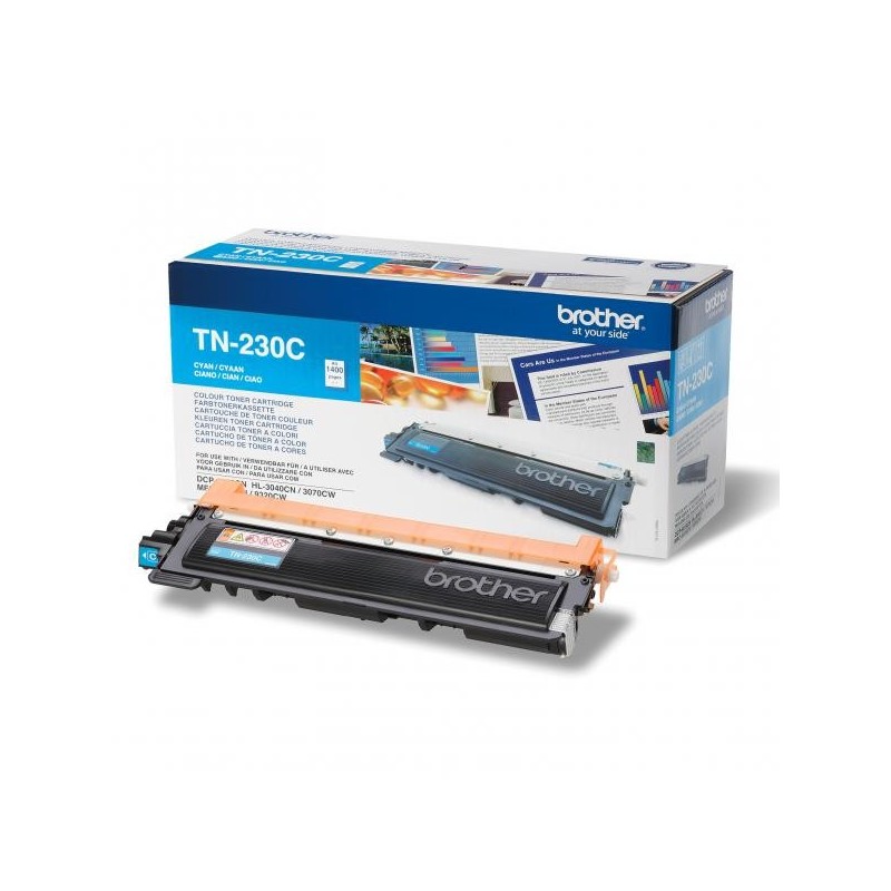 Brother oryginalny toner TN230C, cyan, 1400s, Brother HL-3040CN, 3070CW, DCP-9010CN, 9120CN, MFC-9320CW, O - 1