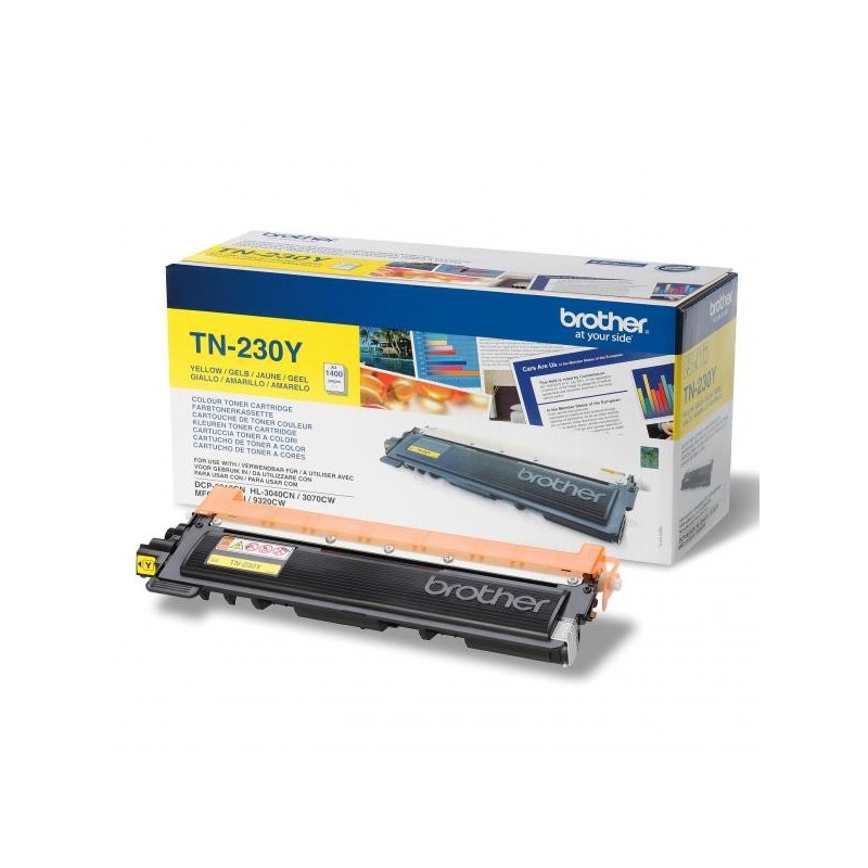 Brother oryginalny toner TN230Y, yellow, 1400s, Brother HL-3040CN, 3070CW, DCP-9010CN, 9120CN, MFC-9320CW, O - 1