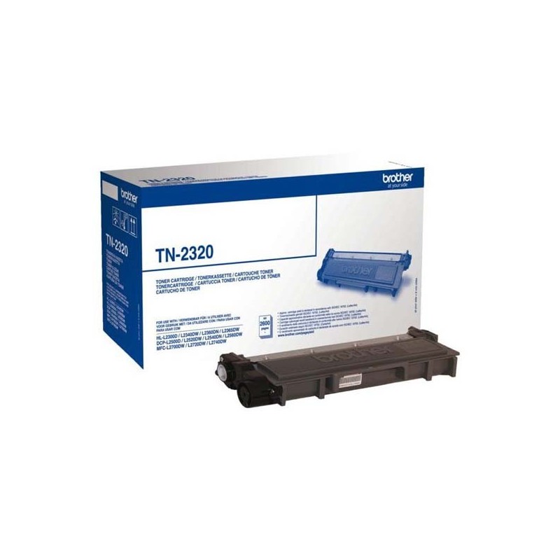 Brother oryginalny toner TN2320, black, 2600s, Brother DCP-L25xx, MFC-L27xx, O - 1