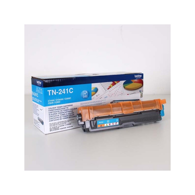 Brother oryginalny toner TN241C, cyan, 1400s, Brother HL-3140CW, 3170CW, O - 1