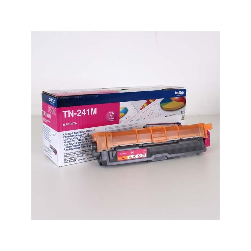 Brother oryginalny toner TN241M, magenta, 1400s, Brother HL-3140CW, 3170CW, O - 1