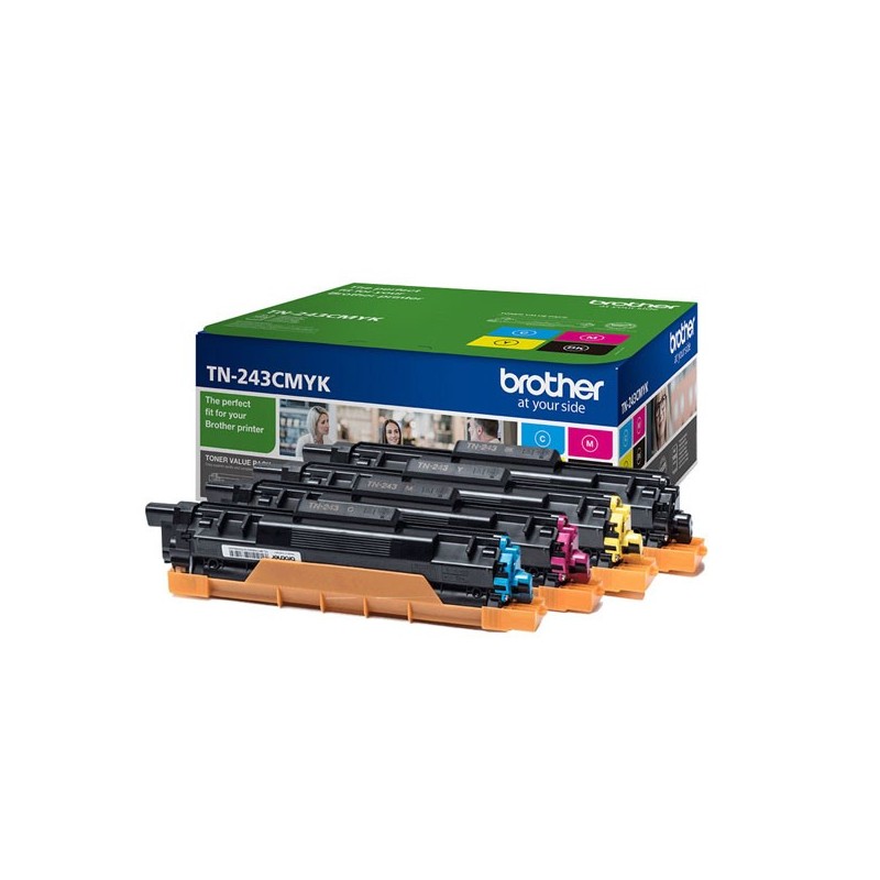 Brother oryginalny toner TN243CMYK, CMYK, 1000s, Brother DCP-L3500, MFC-L3730, MFC-L3740, MFC-L3750, O - 1