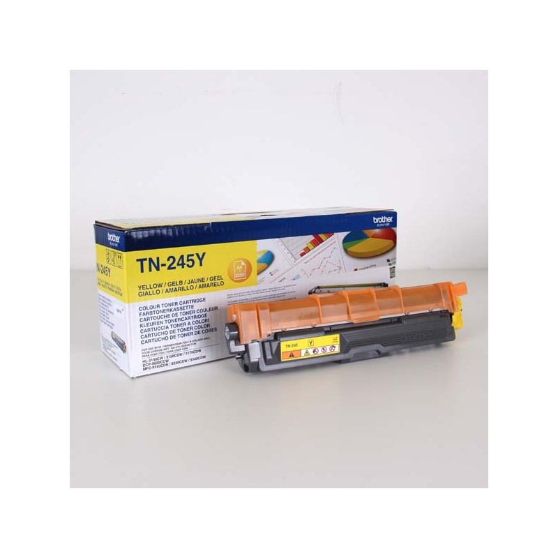 Brother oryginalny toner TN245Y, yellow, 2200s, Brother HL-3140CW, 3170CW, O - 1