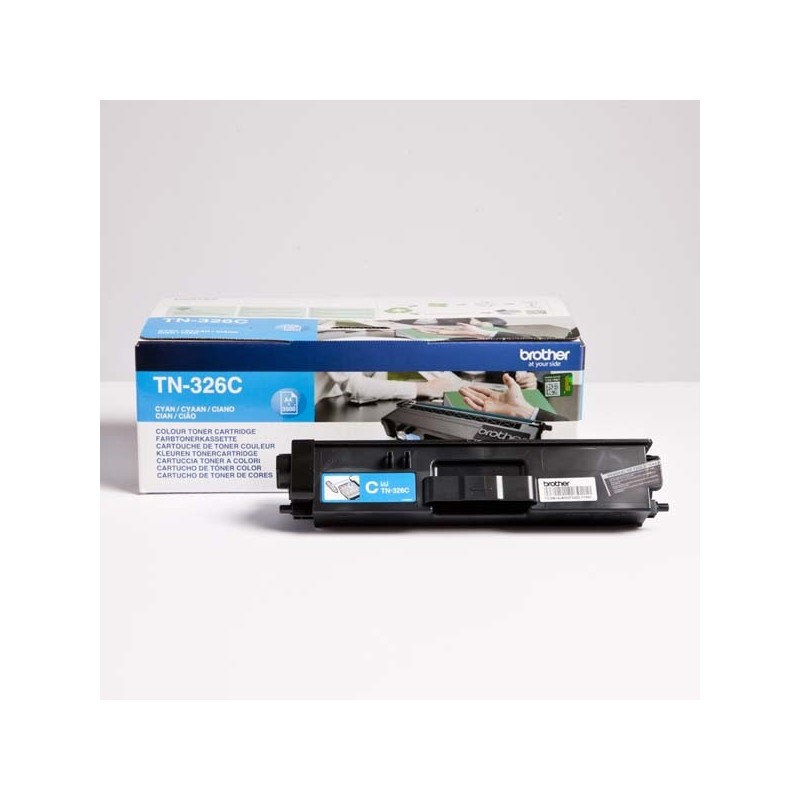 Brother oryginalny toner TN-326C, cyan, 3500s, Brother HL-L8350CDW, DCP-L8400CDN, O - 1