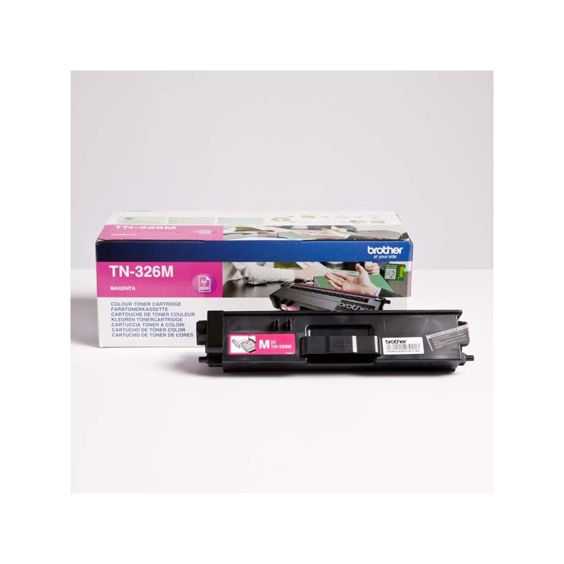 Brother oryginalny toner TN-326M, magenta, 3500s, Brother HL-L8350CDW, DCP-L8400CDN, O - 1