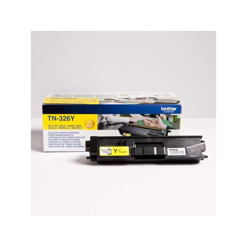 Brother oryginalny toner TN-326Y, yellow, 3500s, Brother HL-L8350CDW, DCP-L8400CDN, O - 1