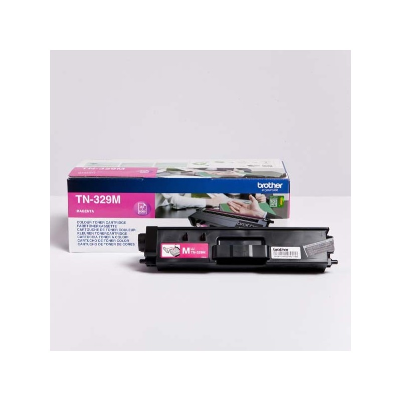 Brother oryginalny toner TN-329M, magenta, 6000s, Brother HL-L8350CDW,HL-L9200CDWT, O - 1