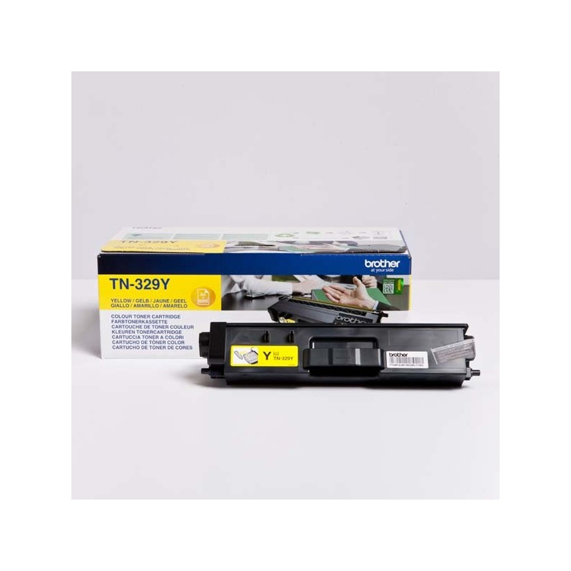 Brother oryginalny toner TN-329Y, yellow, 6000s, Brother HL-L8350CDW,HL-L9200CDWT, O - 1