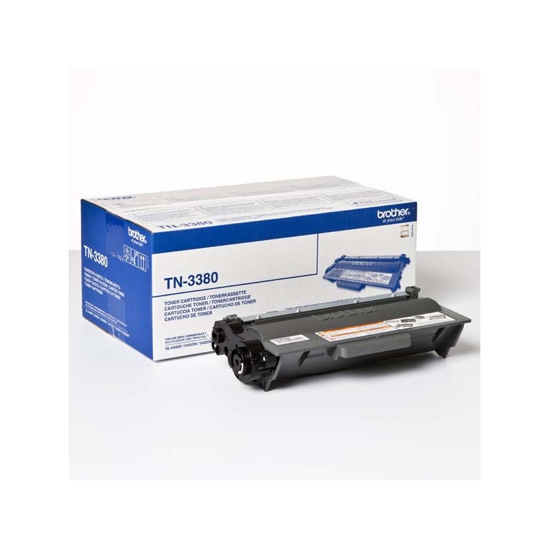 Brother oryginalny toner TN3380, black, 8000s, Brother HL-5440D, HL-5450DN, HL-5470DW, HL-6180, O - 1