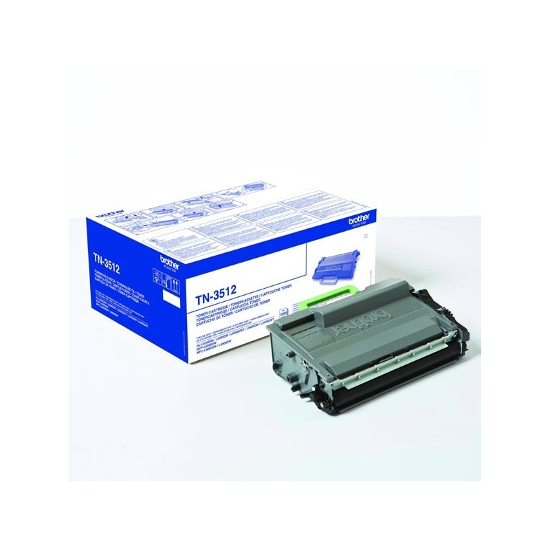 Brother oryginalny toner TN3512, black, 12000s, Brother HL-L6400DW, O - 1