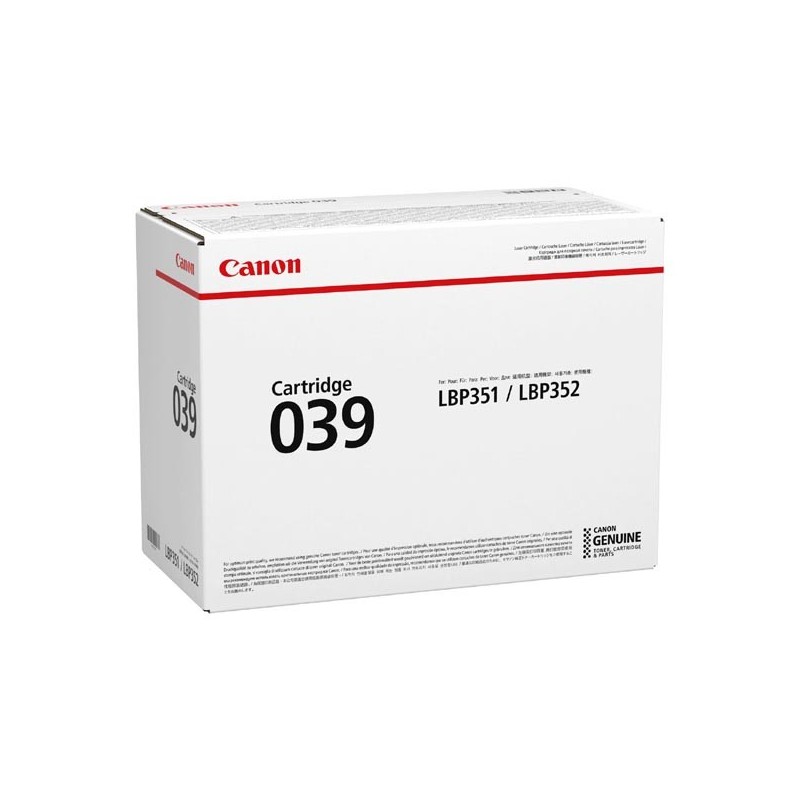 Canon oryginalny toner CRG 039, black, 11000s, 0287C001, Canon imageCLASS LBP351dn,352dn,i-SENSYS LBP351x,352x, O - 1