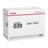 Canon oryginalny toner CRG 039, black, 11000s, 0287C001, Canon imageCLASS LBP351dn,352dn,i-SENSYS LBP351x,352x, O - 1