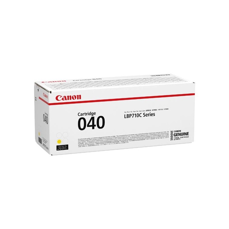 Canon oryginalny toner 040Y, yellow, 5400s, 0454C001, Canon imageCLASS LBP712Cdn,i-SENSYS LBP710Cx, LBP712Cx, O - 1