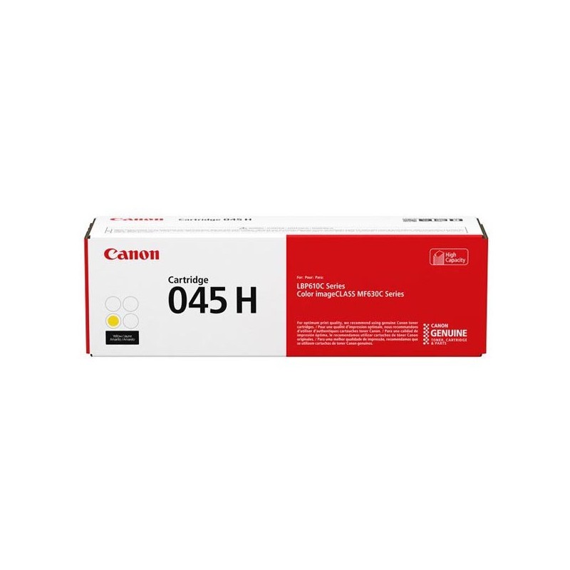 Canon oryginalny toner 045HY, yellow, 2200s, 1243C002, high capacity, Canon LBP613Cdw, 611Cn, MFP635Cx, 633Cdw, 631Cn, O - 1