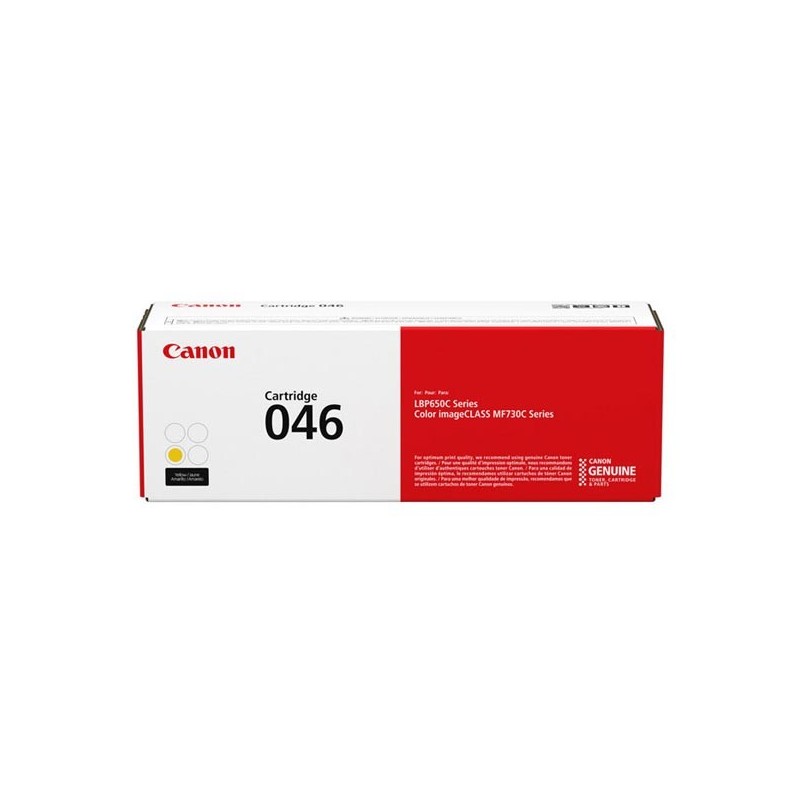 Canon oryginalny toner 046Y, yellow, 2300s, 1247C002, Canon LBP654Cx, 653Cdw, MFP735Cx, 634Cdw, 632Cdw, O - 1