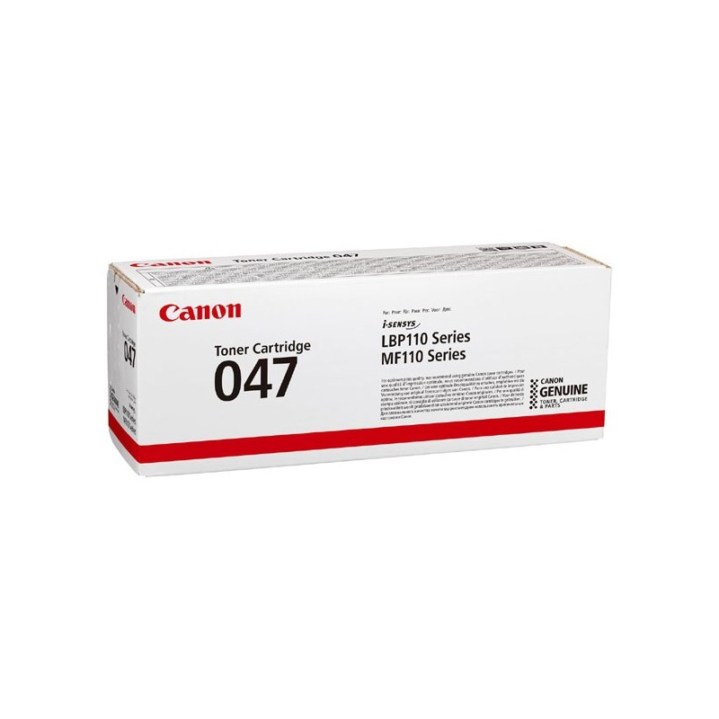 Canon oryginalny toner 047 Bk, black, 1600s, 2164C002, Canon i-SENSYS LBP112, i-SENSYS LBP113w, i-SENSYS MF112, O - 1