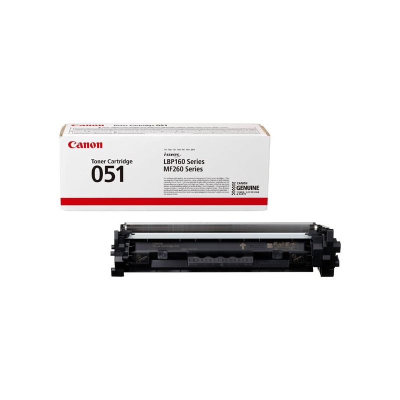 Canon oryginalny toner CRG051, black, 1700s, 2168C002, Canon LBP162dw, MF269dw, MF267dw, MF264dw, O - 1
