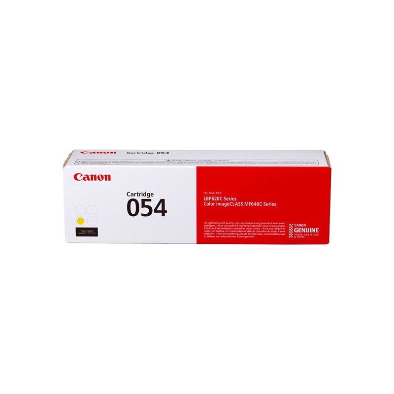 Canon oryginalny toner 054Y, yellow, 1200s, 3021C002, Canon i-SENSYS LBP621Cw, 623Cdw, MF641Cw, 643Cdw, 645Cx, O - 1