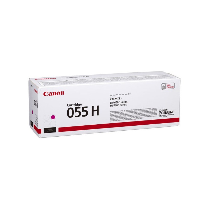 Canon oryginalny toner 055MH, magenta, 5900s, 3018C002, high capacity, Canon MF742Cdw, MF744Cdw, MF746Cx, LBP663Cdw, LBP664Cx, O