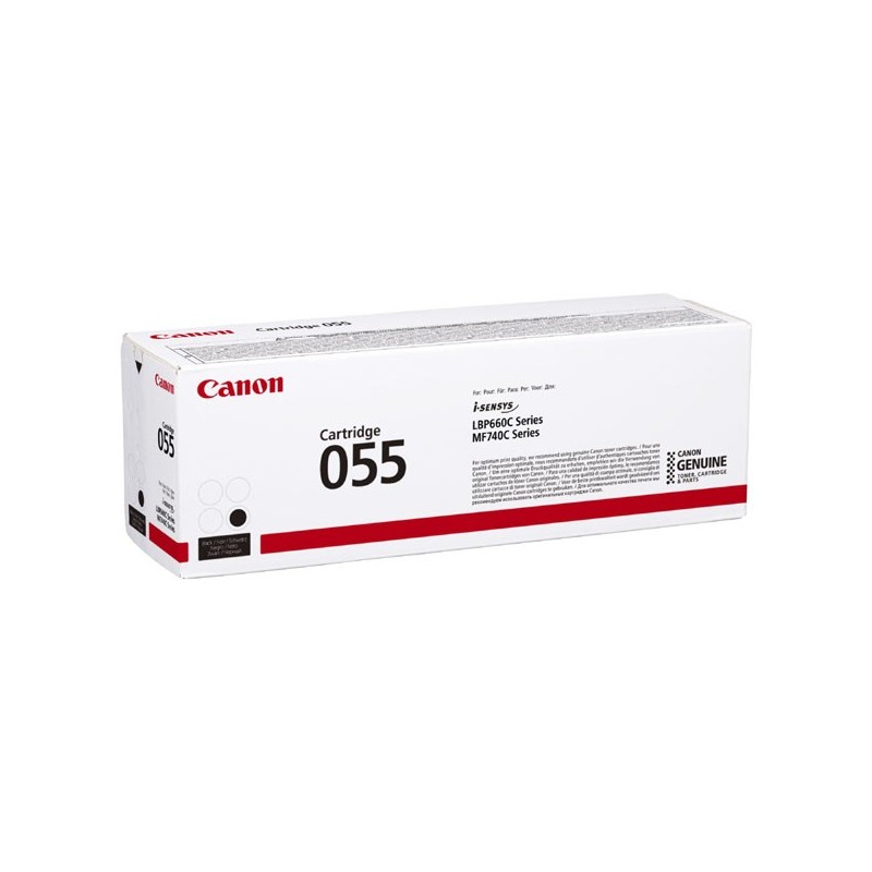 Canon oryginalny toner 055, black, 2300s, 3016C002, Canon MF742Cdw, MF744Cdw, MF746Cx, LBP663Cdw, LBP664Cx, O - 1