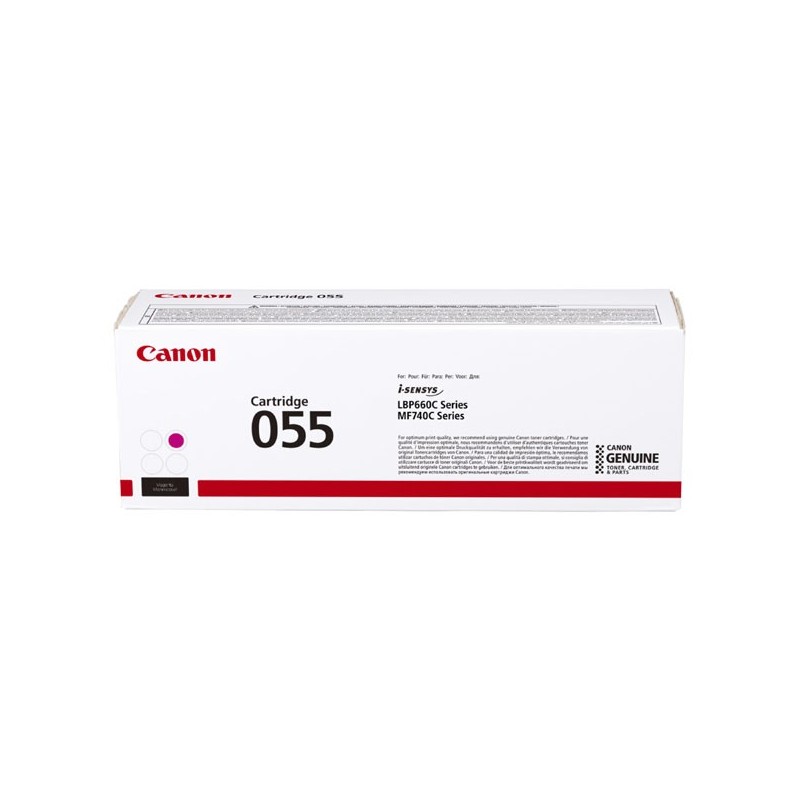 Canon oryginalny toner 055M, magenta, 2100s, 3014C002, Canon MF742Cdw, MF744Cdw, MF746Cx, LBP663Cdw, LBP664Cx, O - 1
